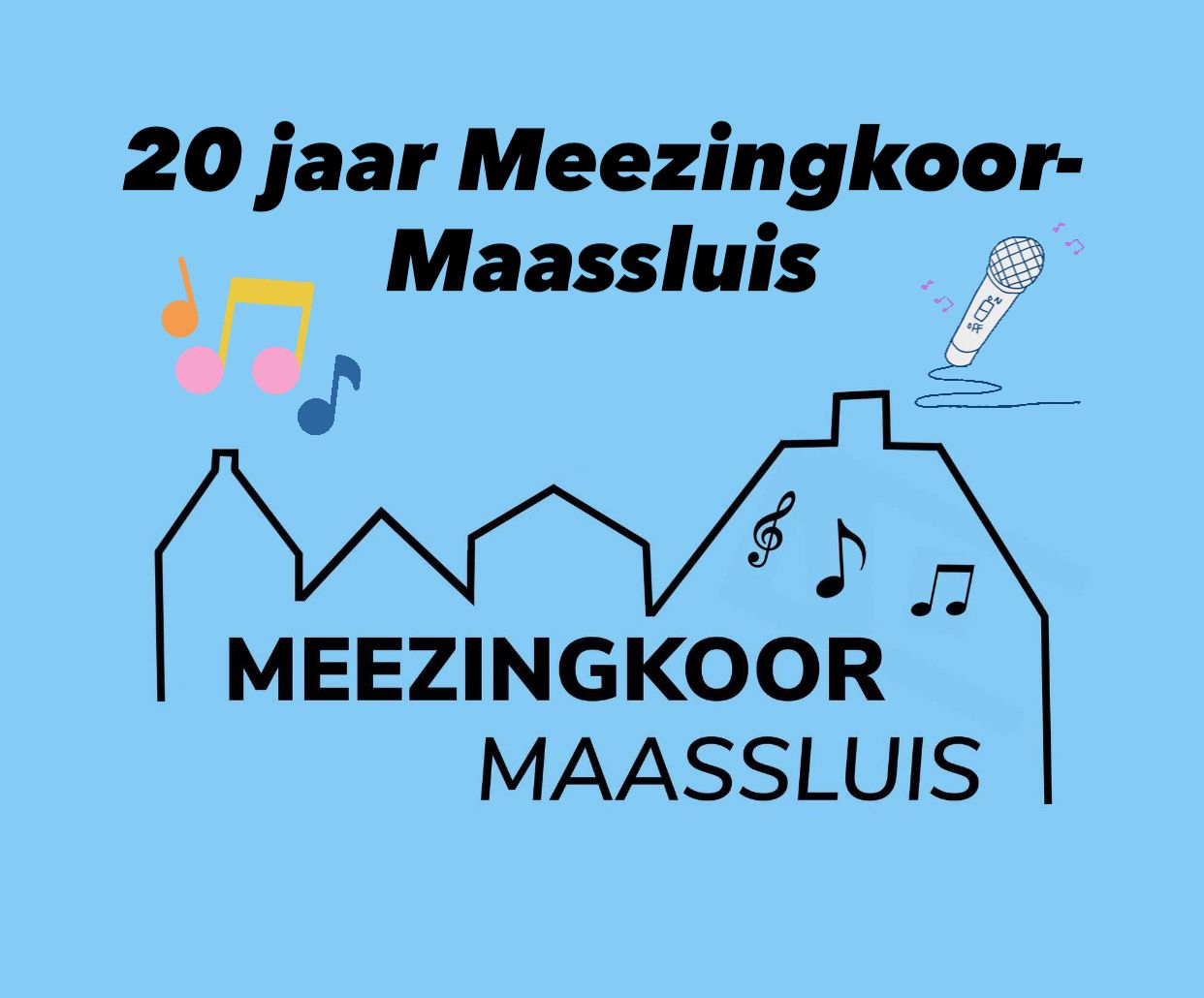 Meezingkoor-Maassluis viert 20 jaar samen zingen.
